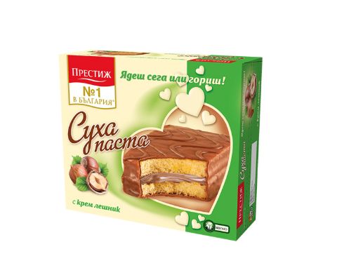 Суха паста Престиж лешник 10 бр.