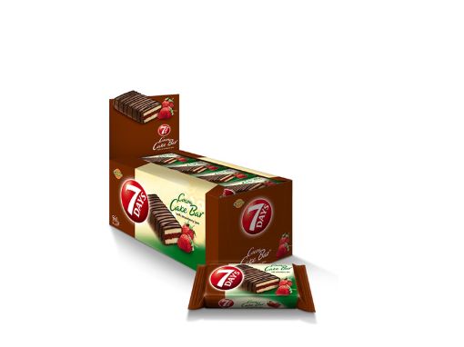Cake bar с глазура и ягода