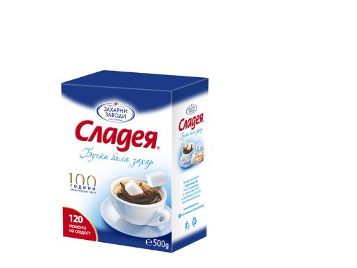 Бяла захар Сладея на бучки 500гр.