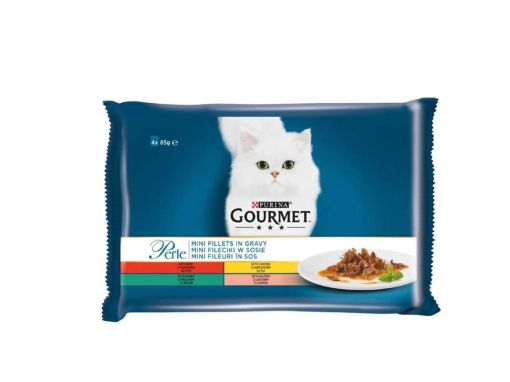 Gourmet Perle пауч за котки дивеч и домати