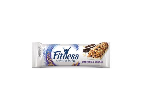 Зърнен десерт Fitness бисквитки с парченца бял шоколад