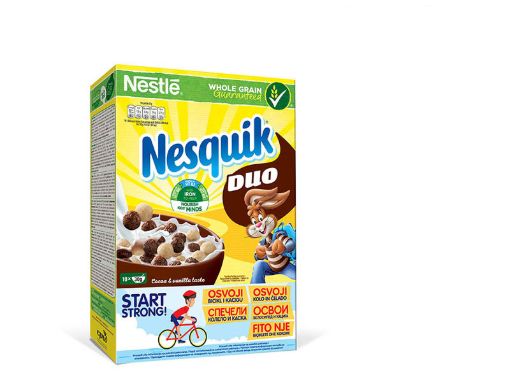Зърнена закуска Nesquik DUO