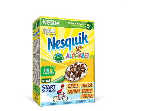 Зърнена закуска Nesquik Alphabet