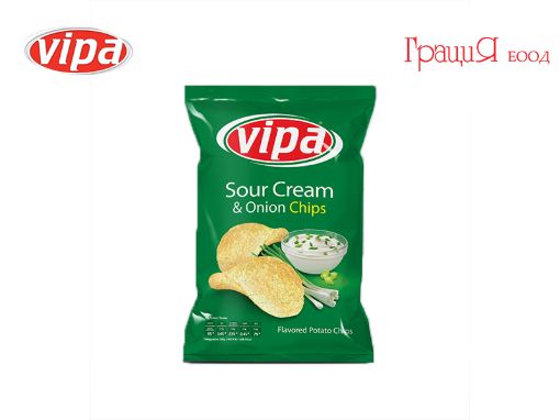 Vipa chips лук и сметана