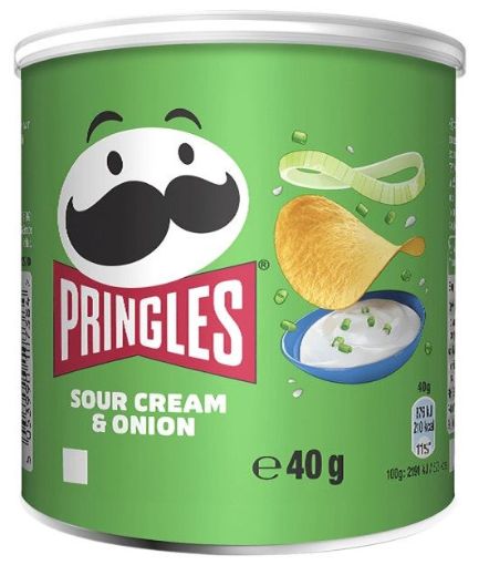 Чипс Прингълс Лук и Сметана / Chips Pringles Sour Cream & Onion 