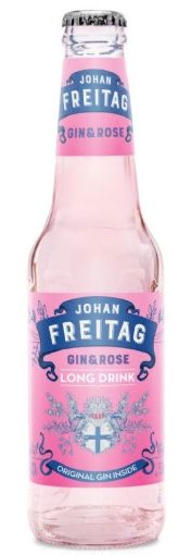 Нискоалкохолен Коктейл Розов Джин Физ / Johan Freitag Cocktail Pink Gin