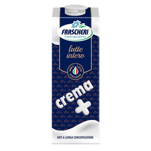 CREMA+ Пълномаслено краве мляко 4,8% масл. UHT