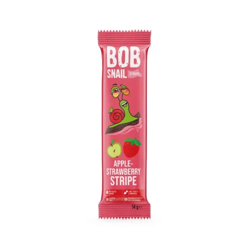 Плодов страйп - Ябълка и Ягода, 14g, Bob Snail