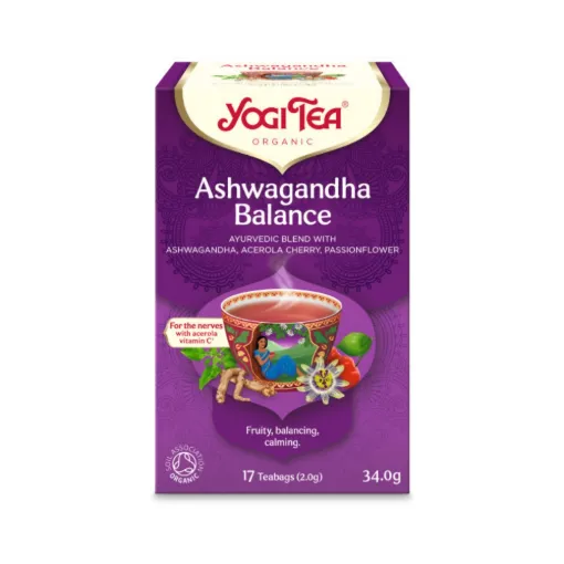 Био Аюрведичен Чай Ашваганда Баланс, 17пак, Yogi Tea