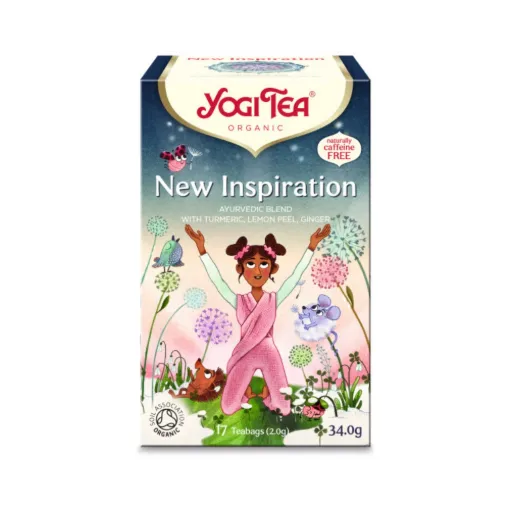 Био Аюрведичен Чай Ново вдъхновение, 17 пак.,  Yogi Tea