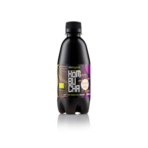 Био Комбуча Лимон и Джинджифил Без захар, 330ml,  Vita Organic
