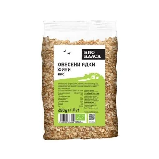 Био Овесени ядки, фини, 450g, Био Класа