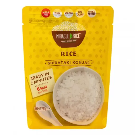 Кето безглутенов ориз конджак, 200g, Miracle Noodle