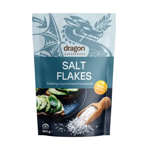 Морска Сол на люспи, 200g, Dragon Superfoods