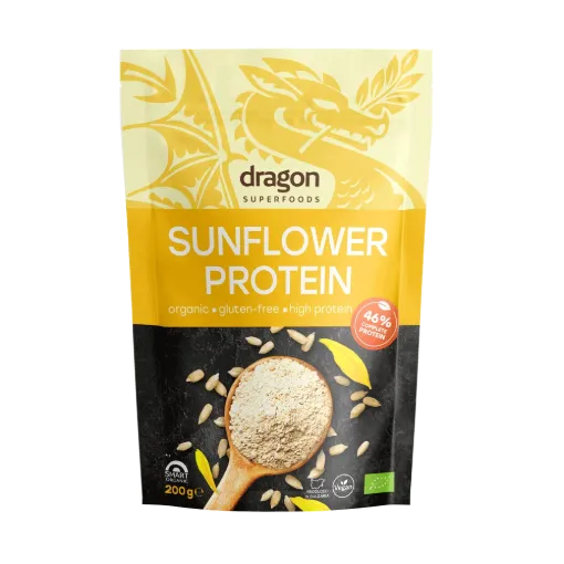 Био Слънчогледов протеин, 200g, Dragon Superfoods