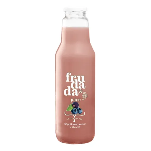 Сок боровинка, касис и ябълка, 750ml, Frudada