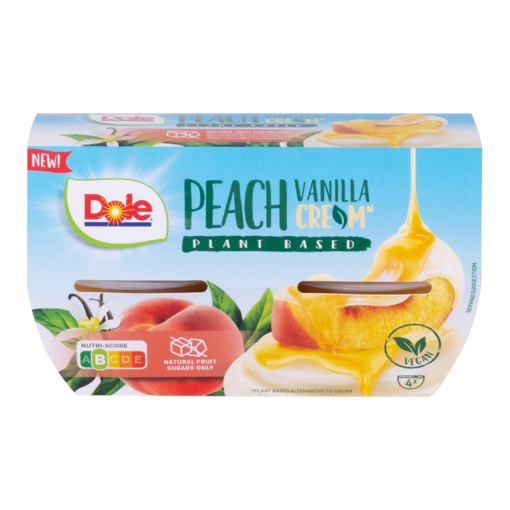 ДОЛЕ Fruit and Crem Праскова 4x123 г